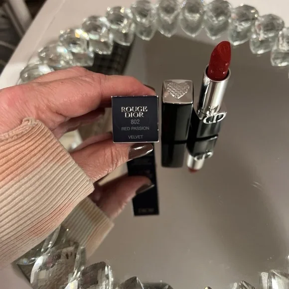 Dior Rouge Dior Velvet Lipstick - Red Passion- Limited Edition- Heart